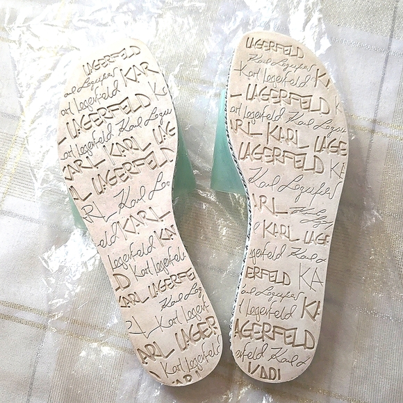 Karl Lagerfeld Mint Julep Billi Fashion Slide Sandal - Picture 10 of 12